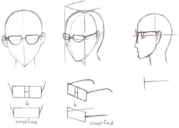 How To Draw Anime Glasses Fashion Designer 8134