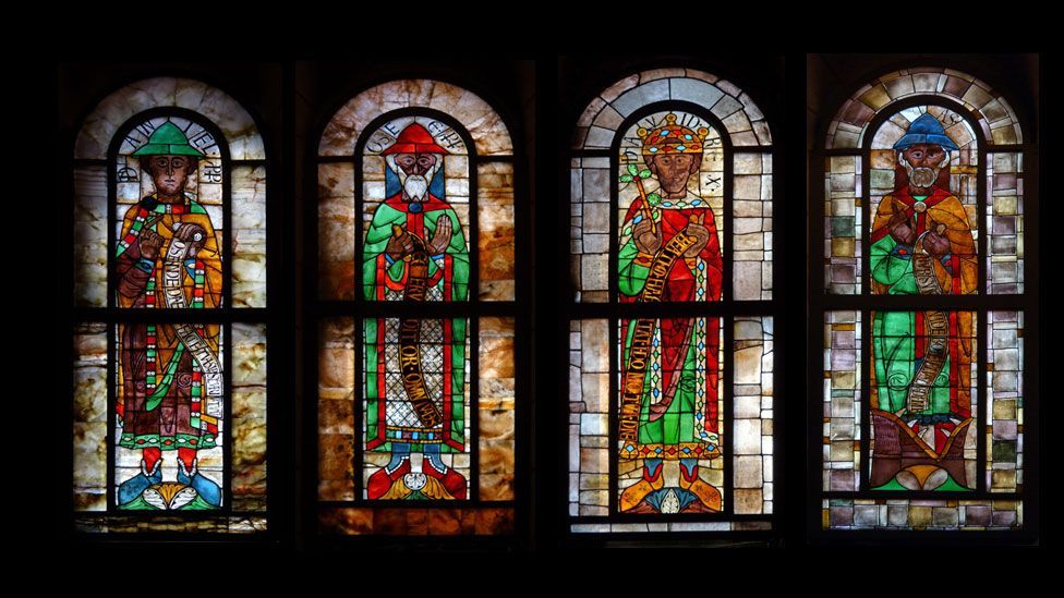 what work illustrates the pinnacle of stainedglass art